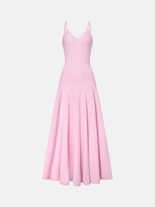 Alma Shoestring Knit jersey slip dress 