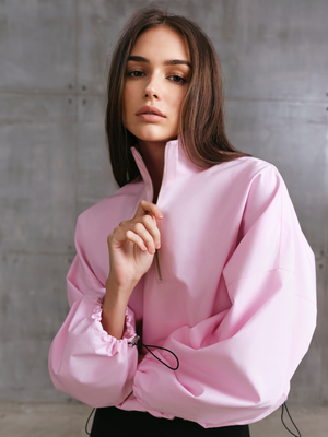 Step out in the sophisticated Moree Zip Up Cotton Poplin Anorak A.B.C A BRAND COLLECTIVE for effortless style.