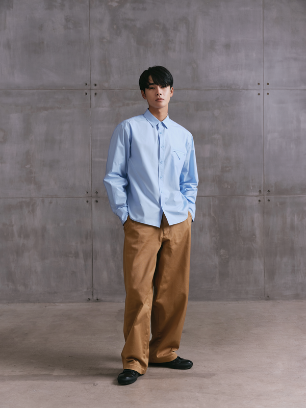 A.B.C - A Brand Collective Moree Welt Pocket Relaxed Shirt in breathable cotton