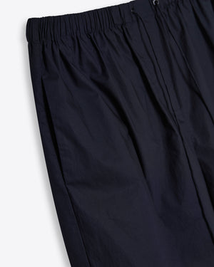 Detailed close-up of the secure drawstring waist and side pockets, highlighting the breathable 100% Good Earth Cotton texture.