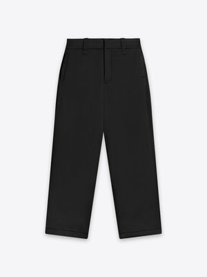 Black KEW Heavy Cotton Twill Oversized Pants from A.B.C A BRAND COLLECTIVE, built for durability with 100% Good Earth Cotton
