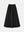 Moree Elastic Drawstring Cotton Poplin Maxi Skirt in Black front flat view A.B.C A BRAND COLLECTIVE 100% Good Earth Cotton