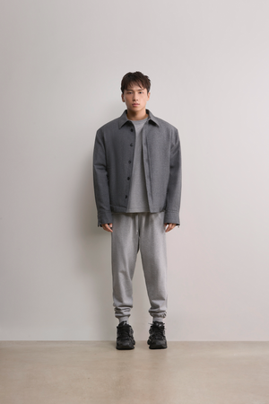 A.B.C - A Brand Collective Hasting Shirt Jacket layered for transitional weather