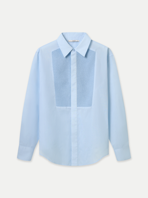 High Point Pointelle Bib Front Shirt by A.B.C