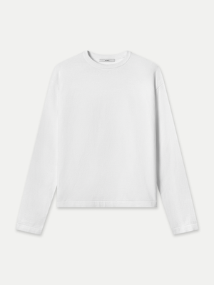 A.B.C Kyneton relaxed fit long sleeve crewneck knit top made of 100% Good Earth Cotton.
