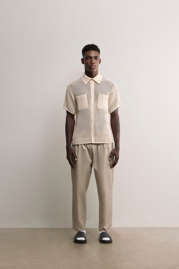 BYRON OPEN KNIT SHIRT