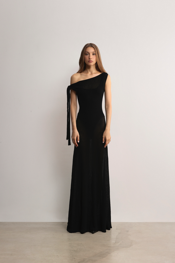 ROSEBERY SHOULDER TIE DRESS